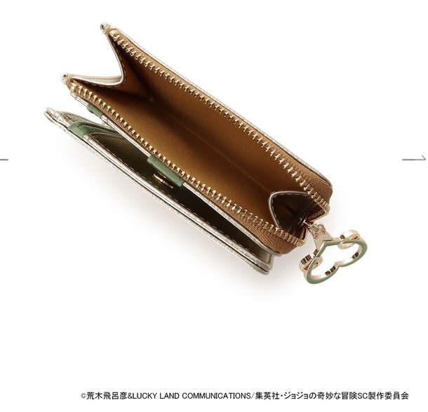 SAMANTHAVEGA×アニメ『ジョジョの奇妙な冒険 スターダストクルセイダース』　「DIO」コレクション 折財布 ゴールド