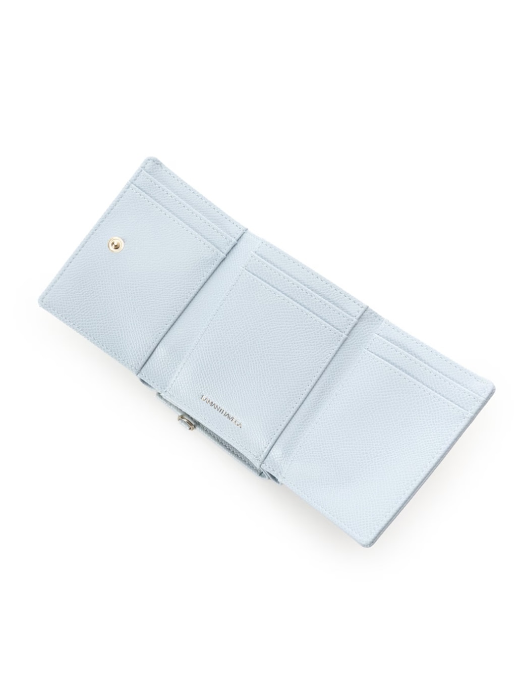 ジュエルリボン折財布【ライトブルー】 ライトブルー