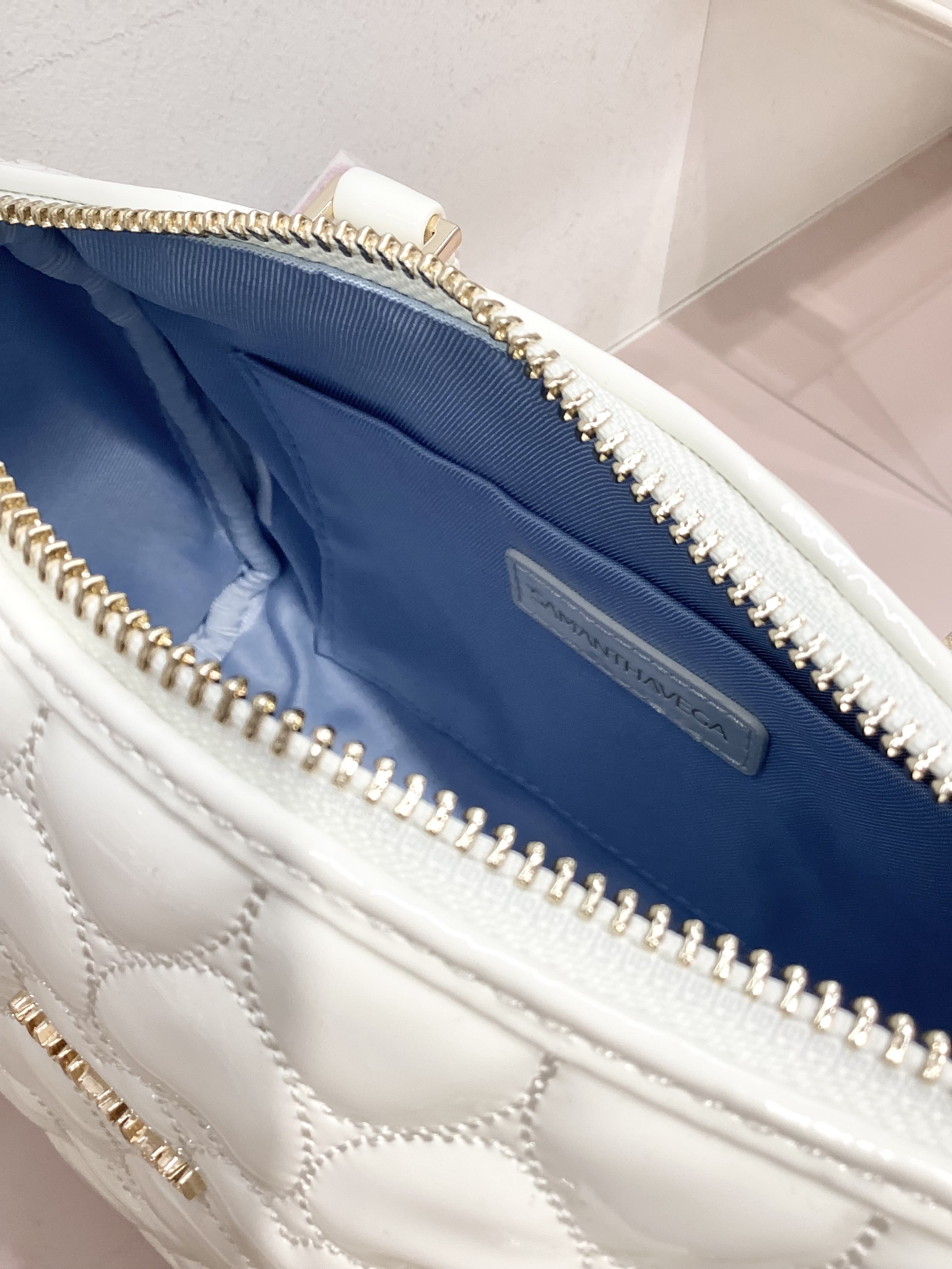 ■一部店舗限定■エターナルハートキルトボストン【ホワイト】 ホワイト