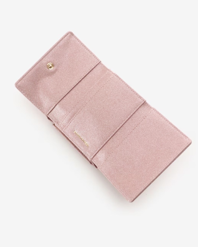 ■オンラインショップ＆一部店舗限定■ハートジュエリーフラッター折財布【ピンク】 ピンク