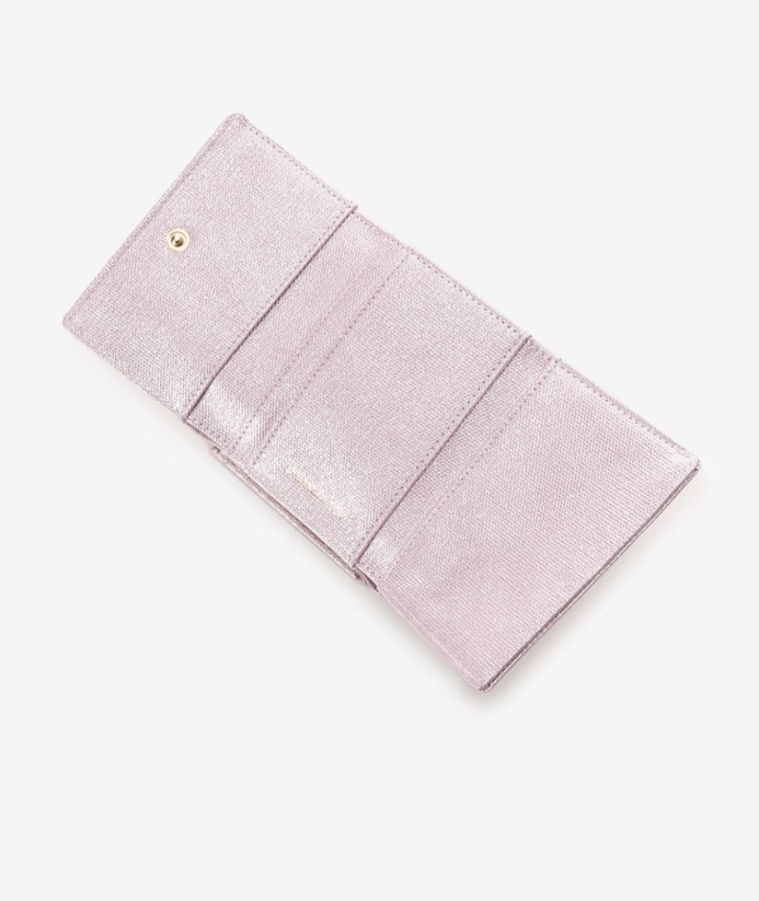  ■オンラインショップ＆一部店舗限定■ハートジュエリーフラッター折財布【ラベンダー】 ラベンダー