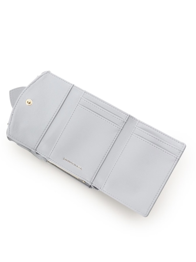 レースハートベルト折財布【ライトブルー】 ライトブルー