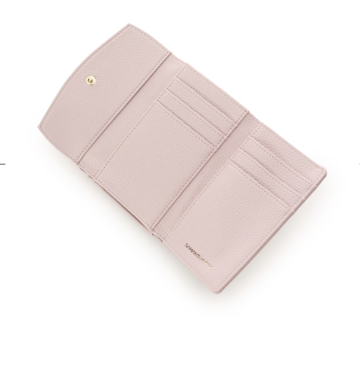 ブロッサムリボン折財布　【ピンク】 ピンク