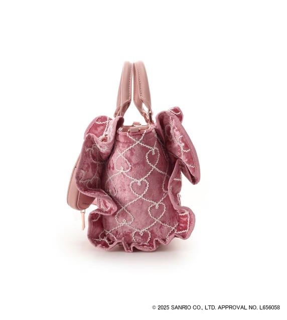 「マイメロディコレクション」フリルハンドバッグ[【ピンク】 ピンク