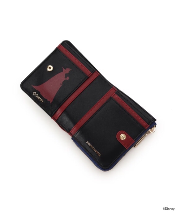 ディズニーヴィランズコレクション 「エヴィルクイーン」折財布 ブラック