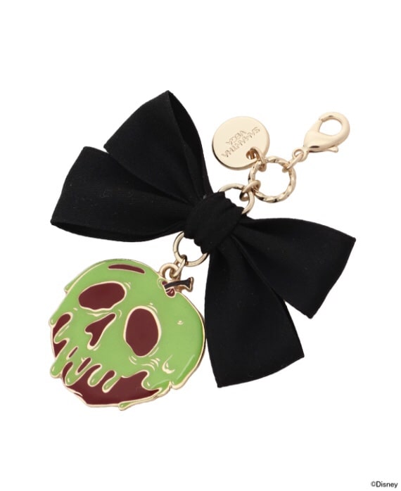 ディズニーヴィランズコレクション 「エヴィルクイーン」　バッグチャーム ゴールド