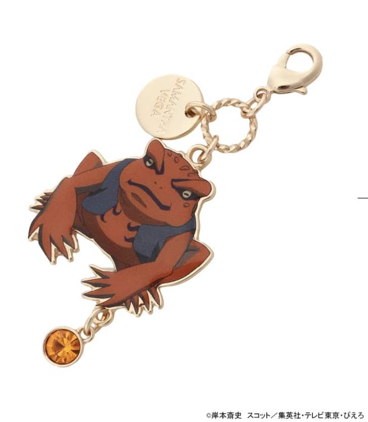 『NARUTO-ナルト- 疾風伝』コラボコレクション「ガマ吉」 ２WAYチャーム【ゴールド】 ゴールド