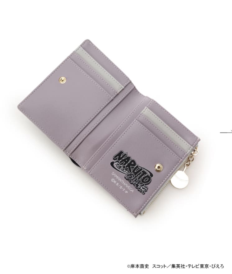 『NARUTO-ナルト- 疾風伝』コラボコレクション「うちはサスケ折財布【ネイビー】 ネイビー