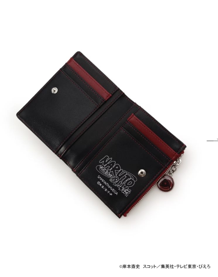 『NARUTO-ナルト- 疾風伝』コラボコレクション「うちはイタチ」折財布【ブラック】 ブラック