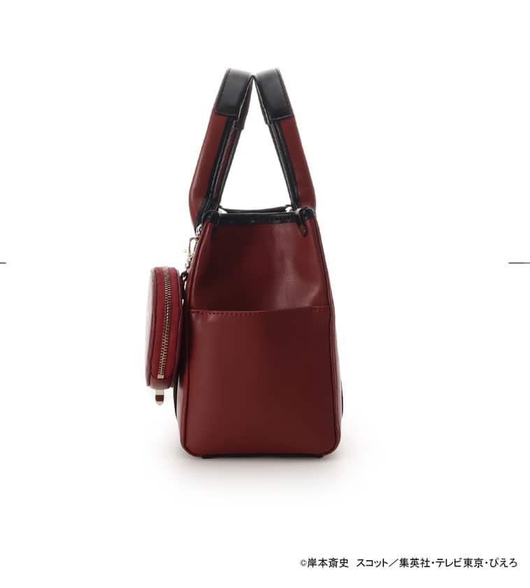 『NARUTO-ナルト- 疾風伝』コラボコレクション「我愛羅」 ハンドバッグ【2025年12月中旬以降順次発送予約商品】 レッド