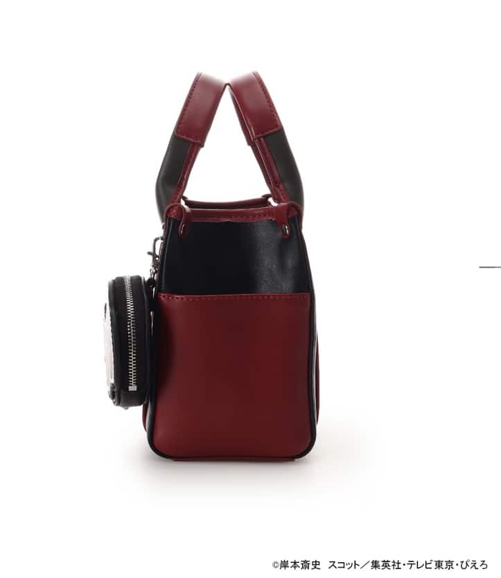 『NARUTO-ナルト- 疾風伝』コラボコレクション「うちはイタチ」 ハンドバッグ【2025年12月中旬以降順次発送予約商品】 ブラック