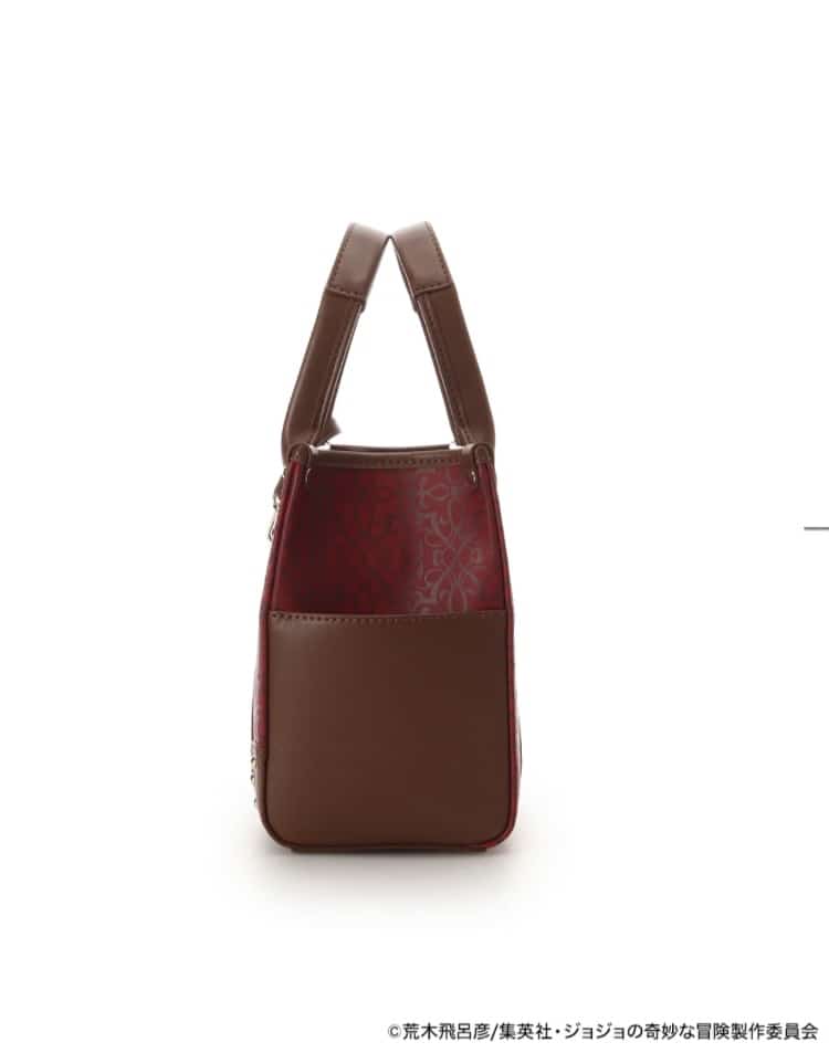 アニメ『ジョジョの奇妙な冒険 ファントムブラッド』「ディオ・ブランドー」コラボコレクション　ハンドバッグ　【ワインレッド】 ワインレッド