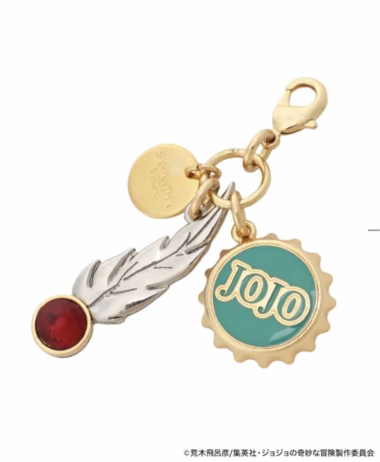 アニメ『ジョジョの奇妙な冒険 戦闘潮流』「シーザー・A・ツェペリ」コラボコレクション　バッグチャーム　【ゴールド】 ゴールド