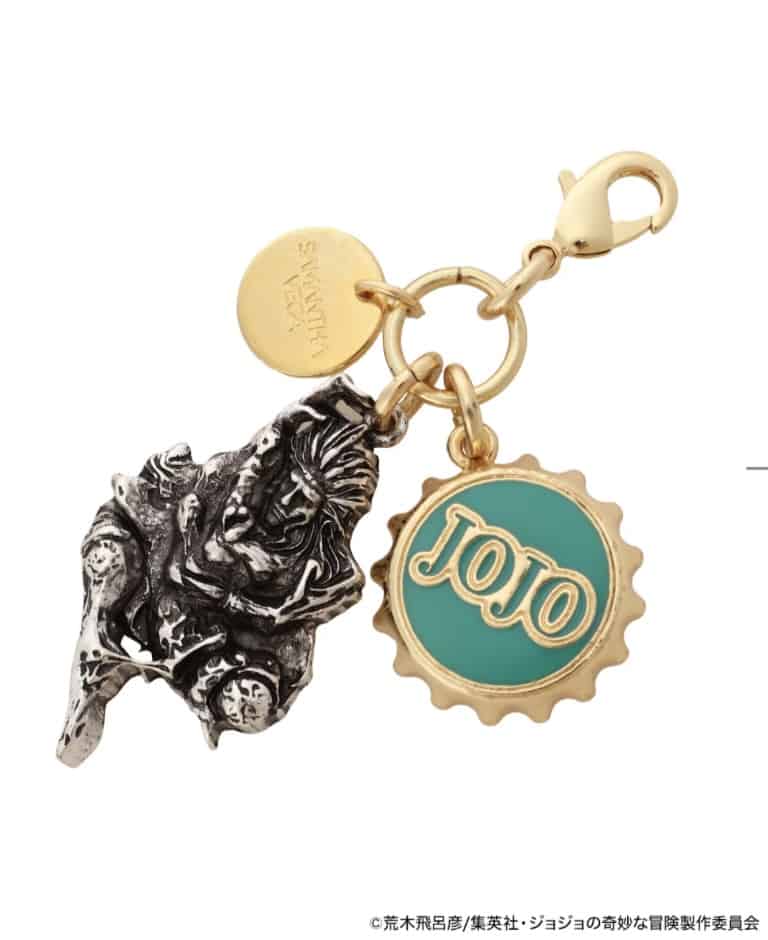 アニメ『ジョジョの奇妙な冒険 戦闘潮流』「カーズ」コラボコレクション　バッグチャーム　【ゴールド】 ゴールド