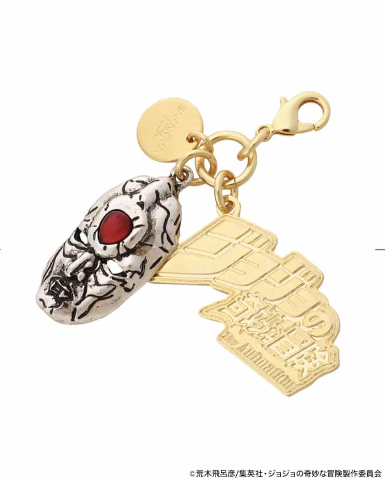 アニメ『ジョジョの奇妙な冒険 戦闘潮流』「石仮面」バッグチャーム　【ゴールド】 ゴールド