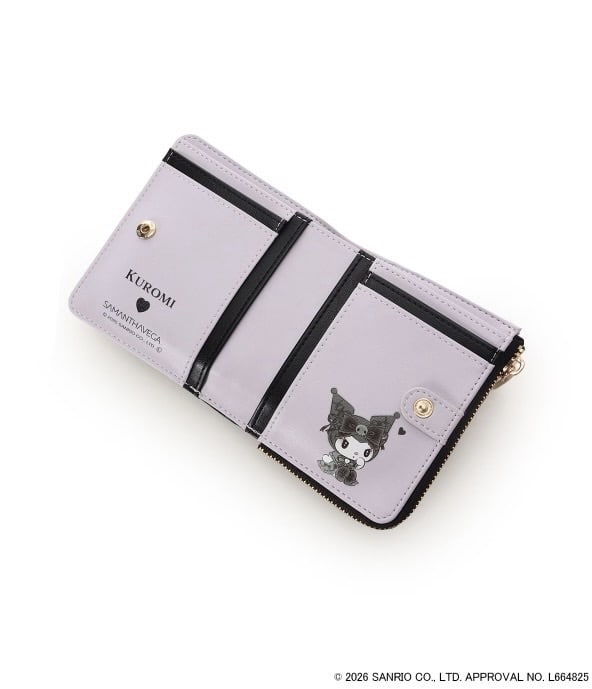 「マイメロディ＆クロミ」コレクション　「クロミ」折財布 ブラック