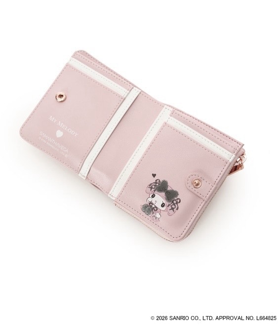 「マイメロディ＆クロミ」コレクション　「マイメロディ」折財布 ピンク