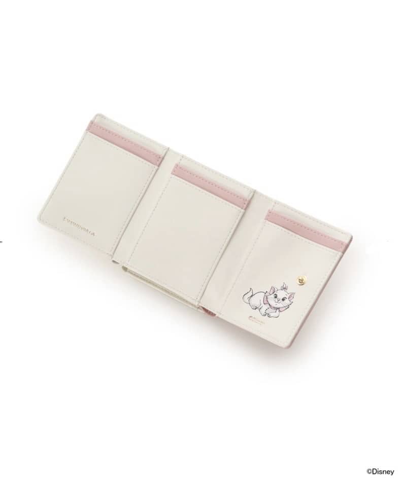 『おしゃれキャット』「マリー」コレクション　折財布【ホワイト】 ホワイト