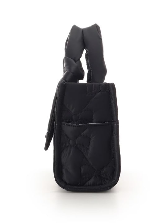 リボンキルティングハンドバッグ【ダークグレー】 ダークグレー