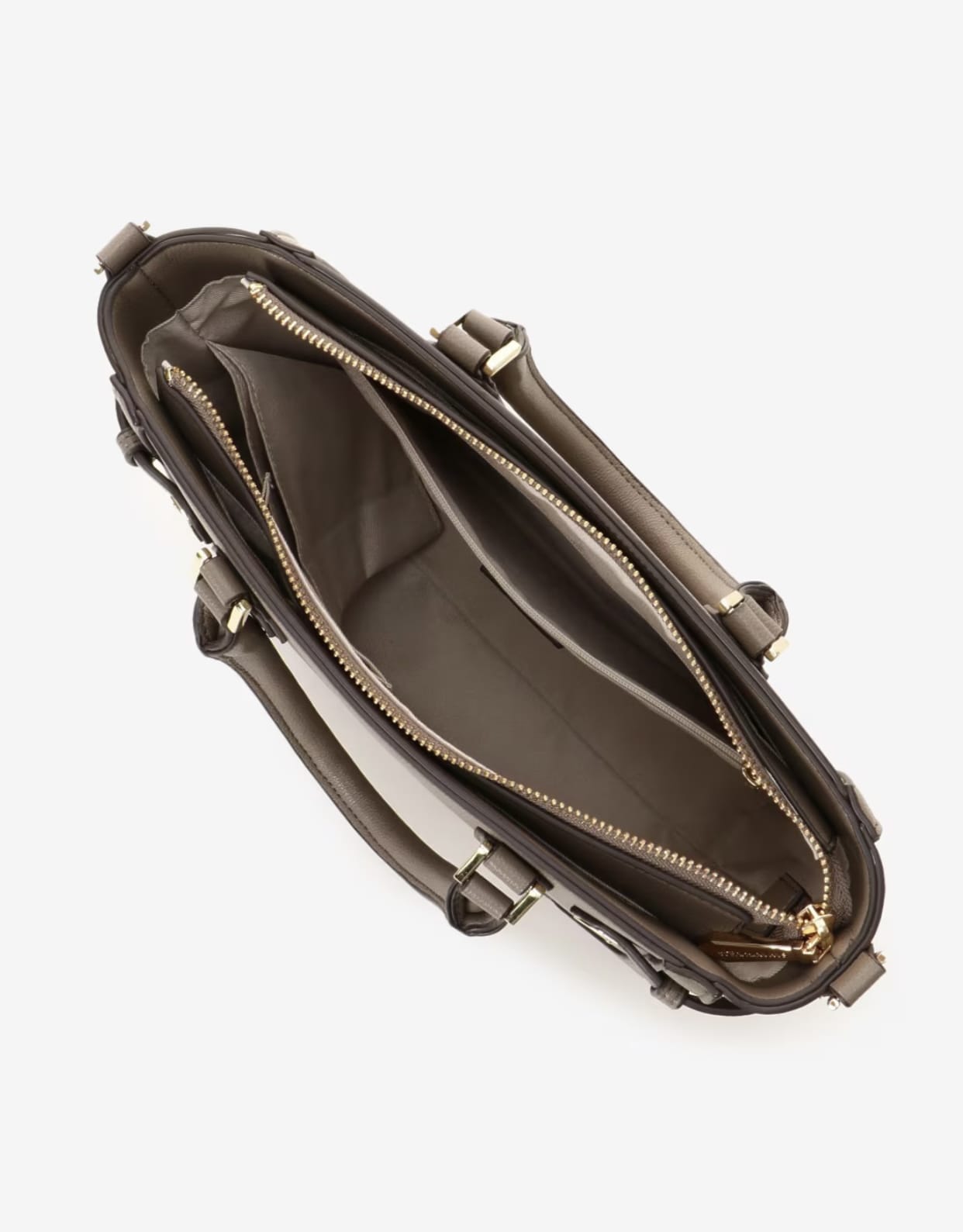 ベルト金具ハンドバッグ【グレージュ】 グレージュ