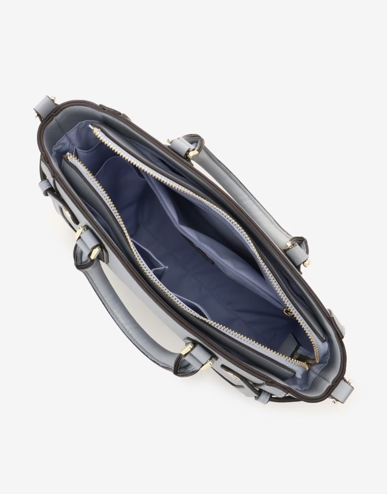 ベルト金具ハンドバッグ【ライトブルー】 ライトブルー