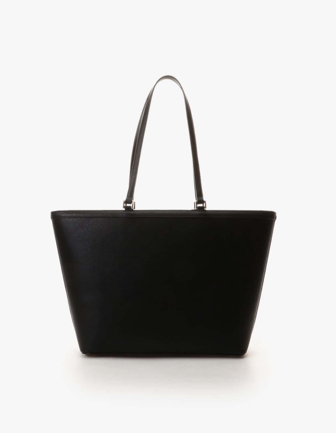 シンプルリボントートバッグ ブラック