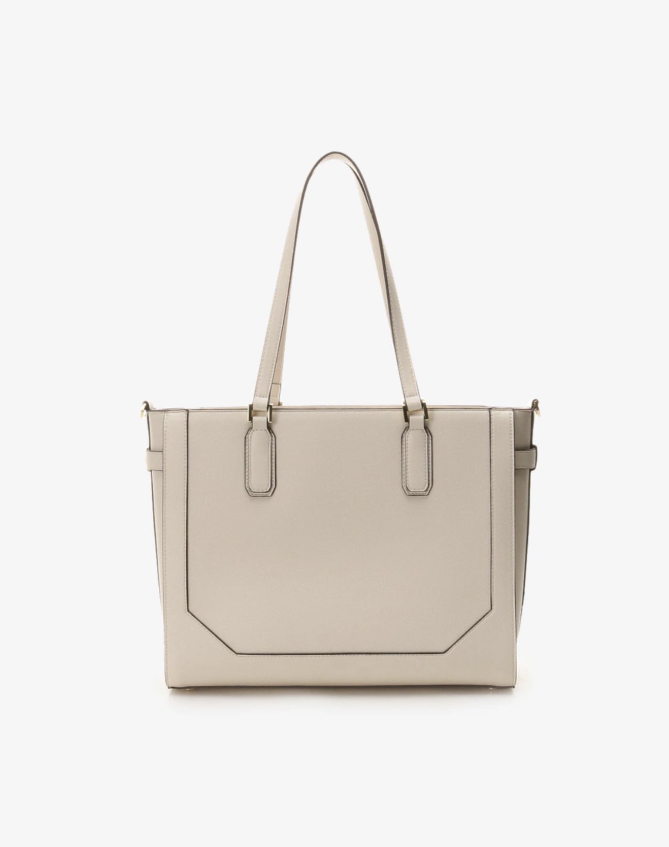  ベルト金具トートバッグ【オフホワイト】 オフホワイト