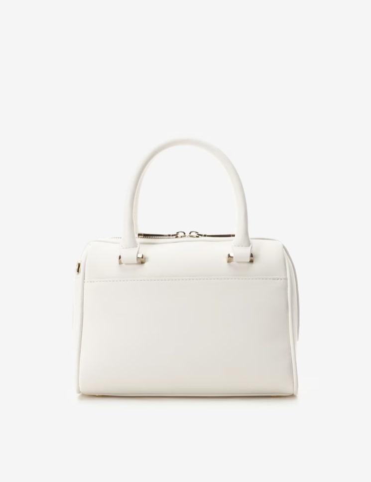 フリルリボンハンドバッグ【ホワイト】 ホワイト