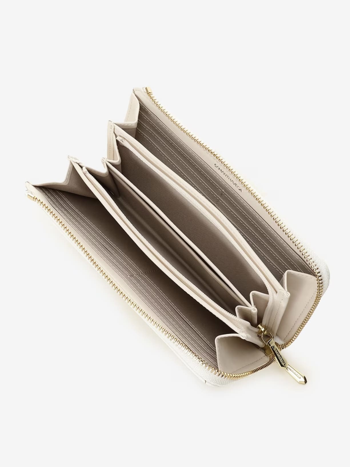 フリルリボン長財布【ホワイト】 ホワイト