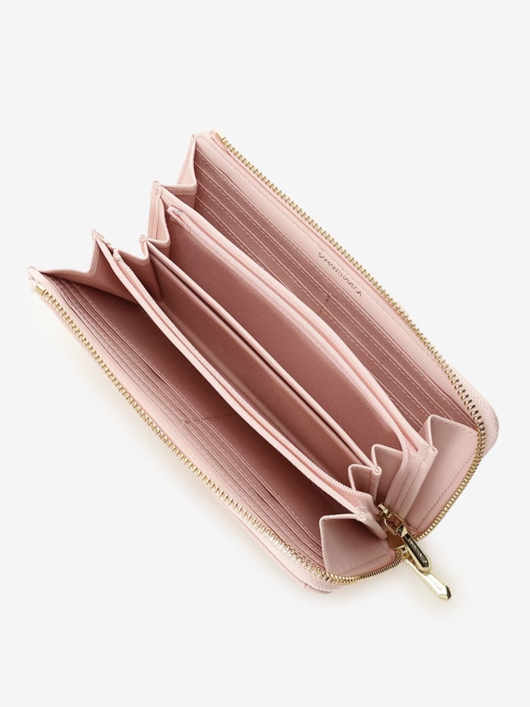 フリルリボン長財布【ピンク】 ピンク