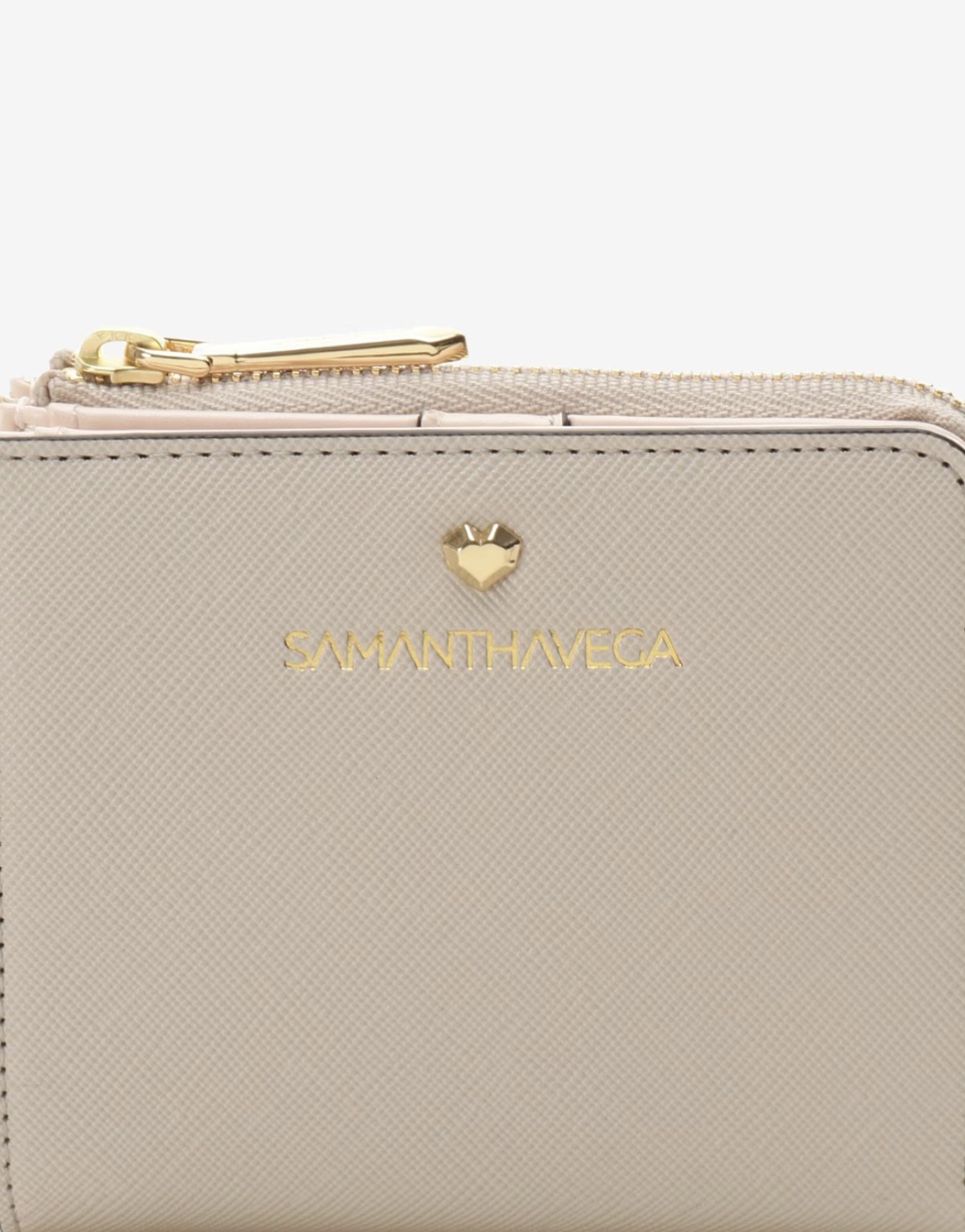 カラフルミニマム折財布【ベージュ】 ベージュ