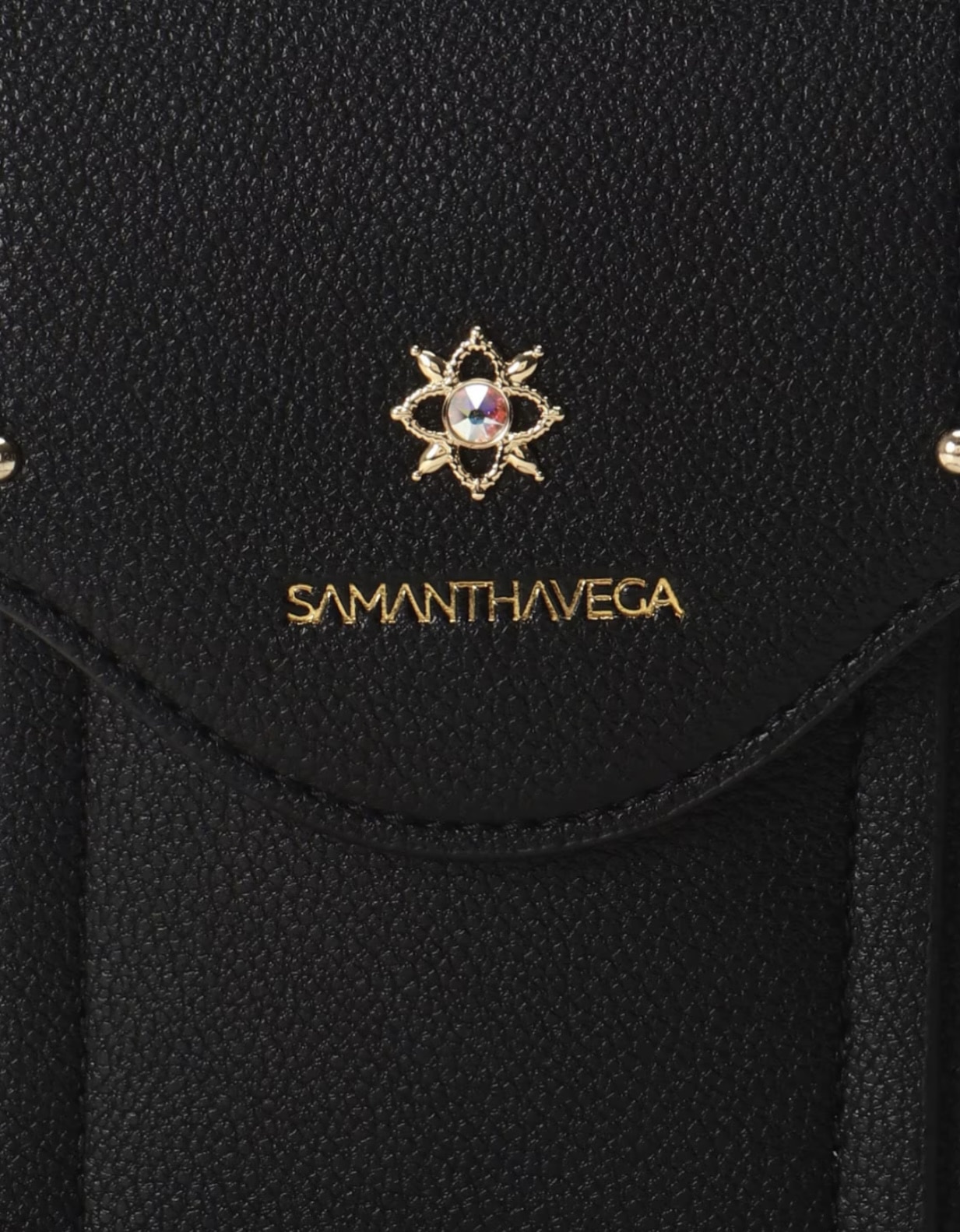 シンプルビジュースマホショルダーバッグ【ブラック】 ブラック