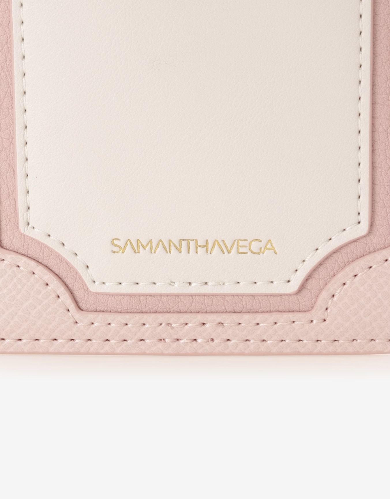 フロントリボンベルトパスケース【ピンク】 ピンク