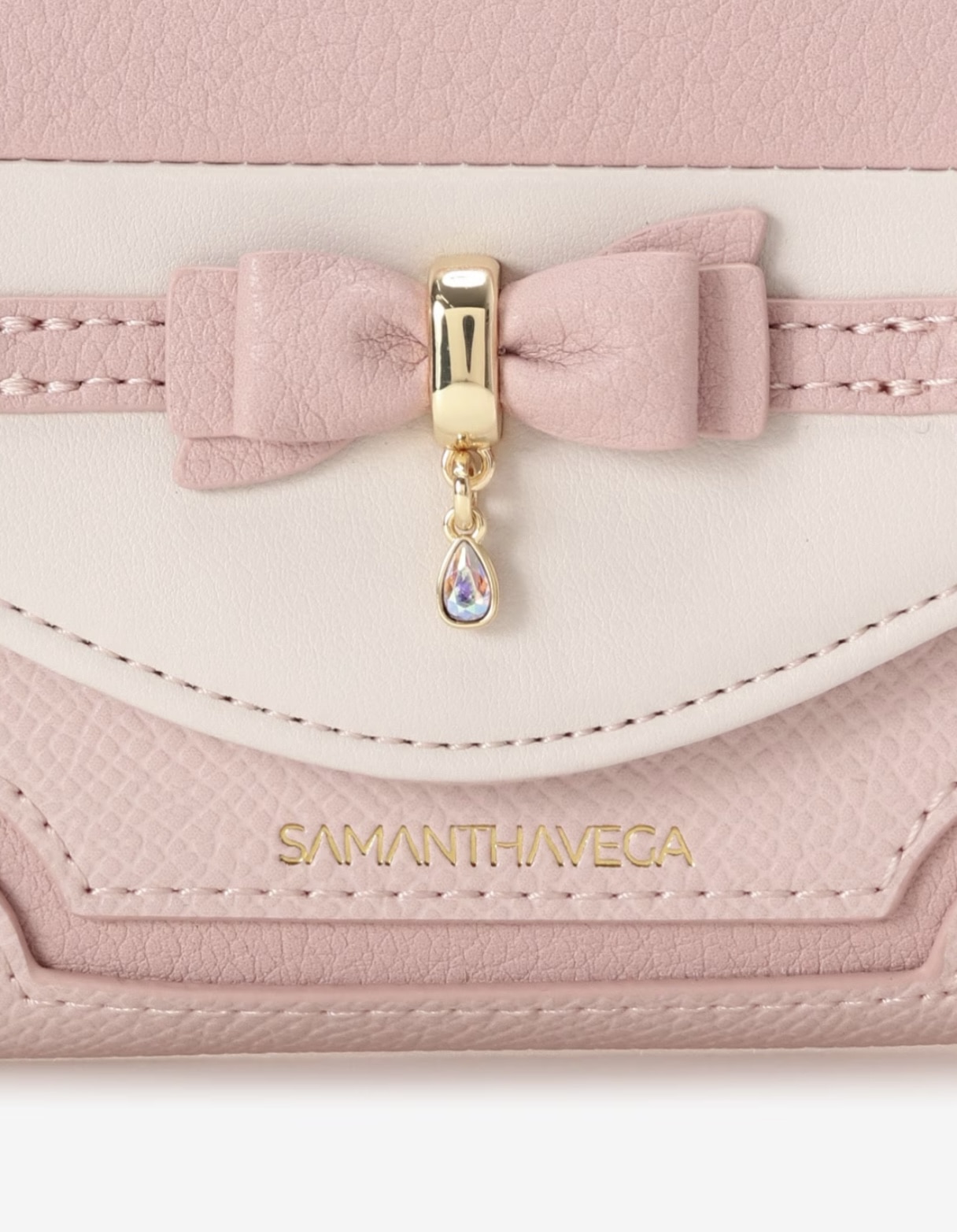 サマンサタバサ リボンベルト折財布 財布 ピンク リボンベルト リボン オンライン限定」リボンベルト折財布(FREE ピンク): Samantha