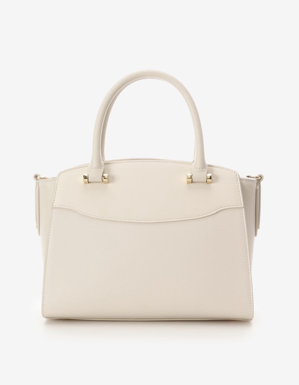 フロントリボンベルトハンドバッグ【オフホワイト】 オフホワイト