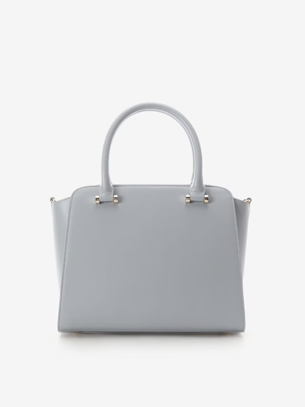 キルティングアクセントリボンハンドバッグ【ライトブルー】 ライトブルー