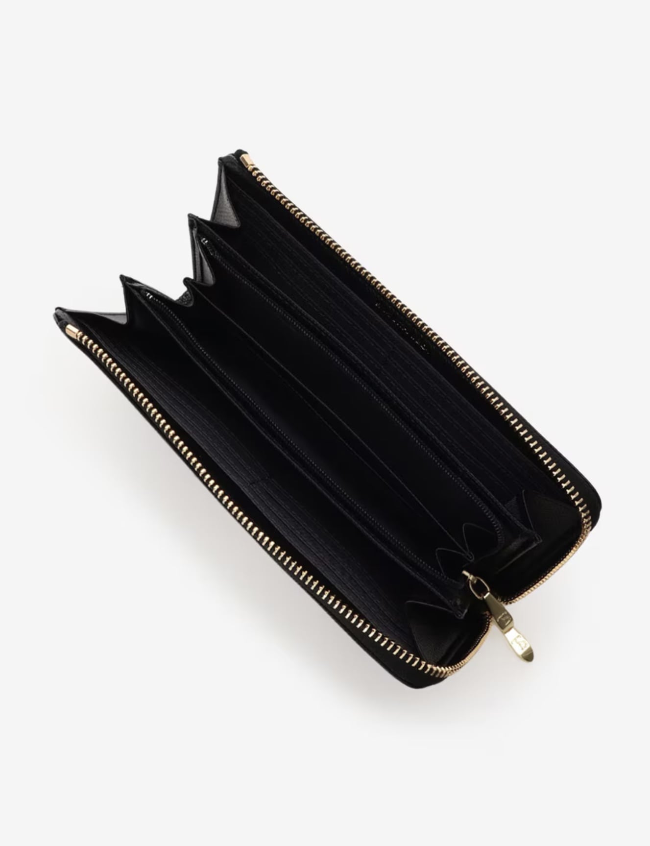 バンブーアクセントリボン長財布【ブラック】 ブラック