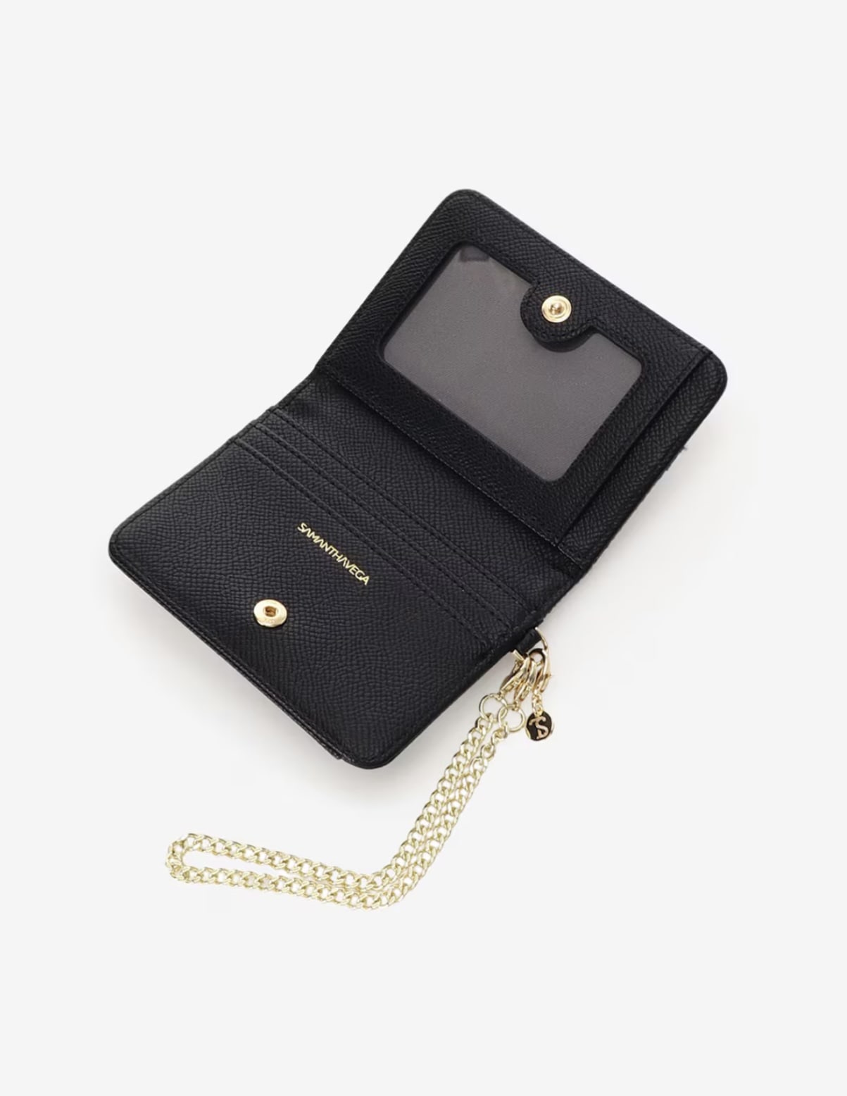 バンブーアクセントリボンパスケース【ブラック】 ブラック