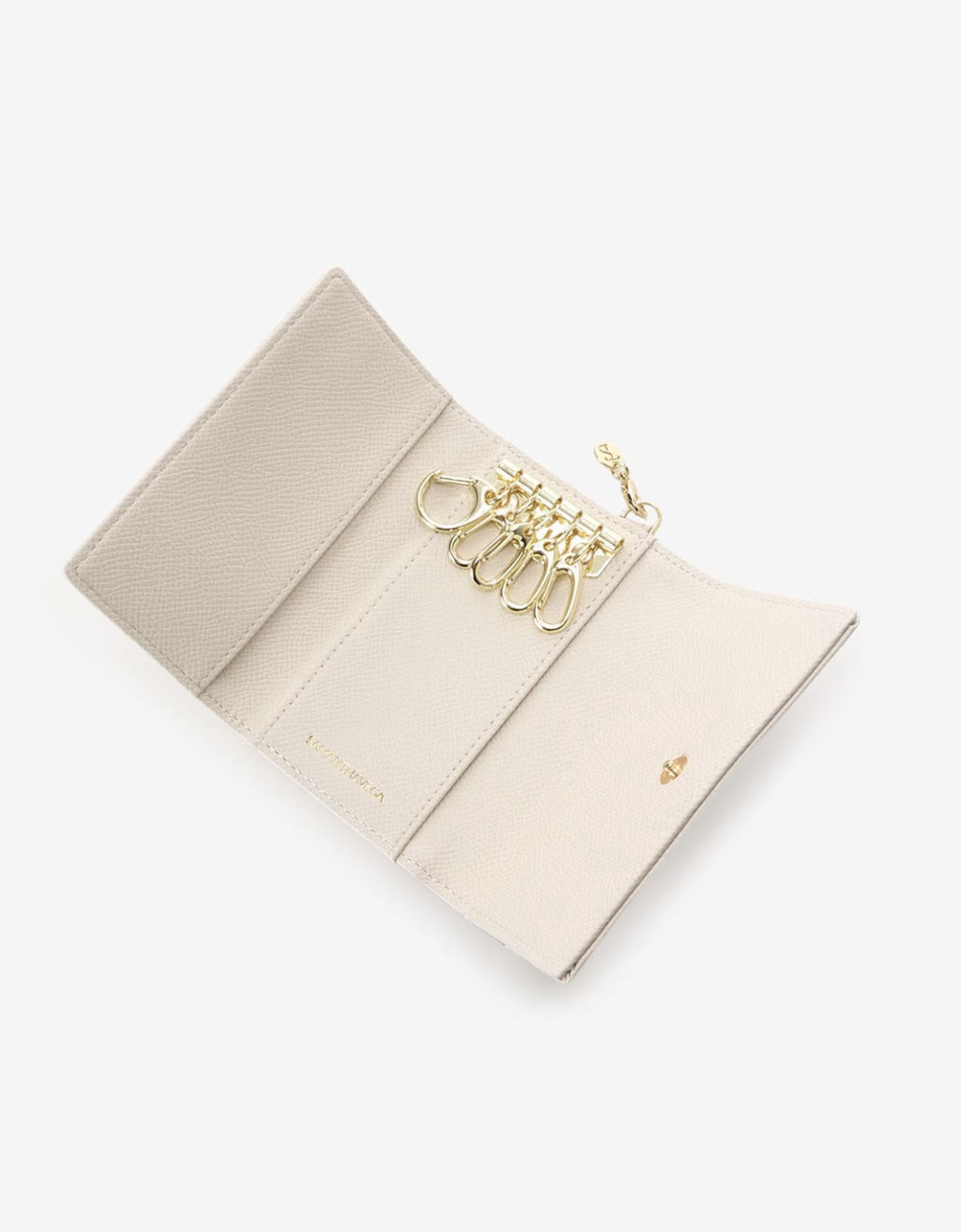 バンブーアクセントリボンキーケース【インディゴ】 インディゴ