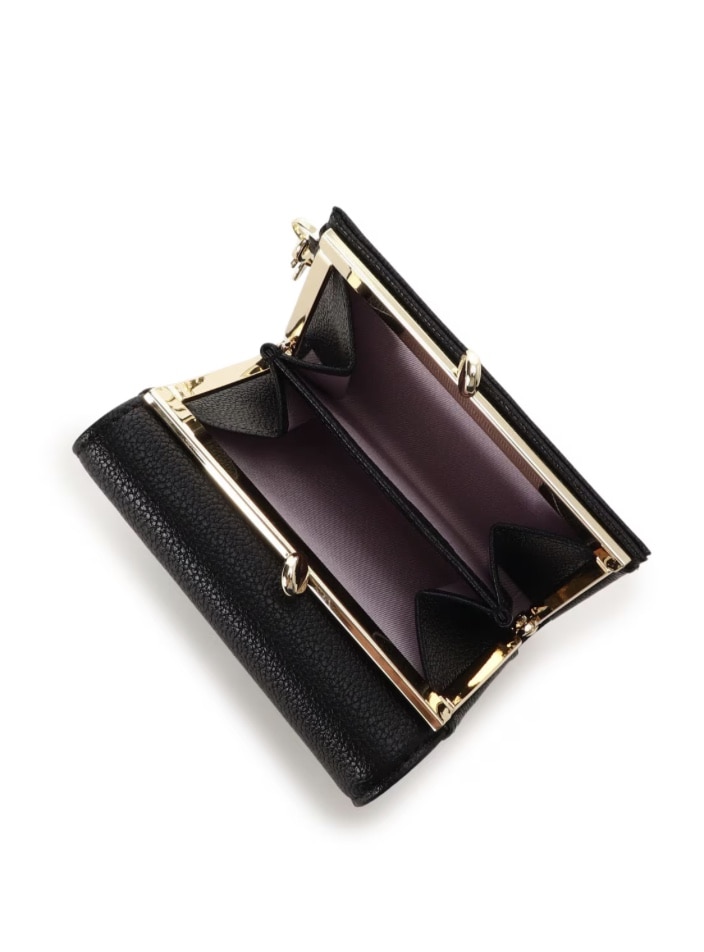 ハートベルト折財布【ブラック】 ブラック