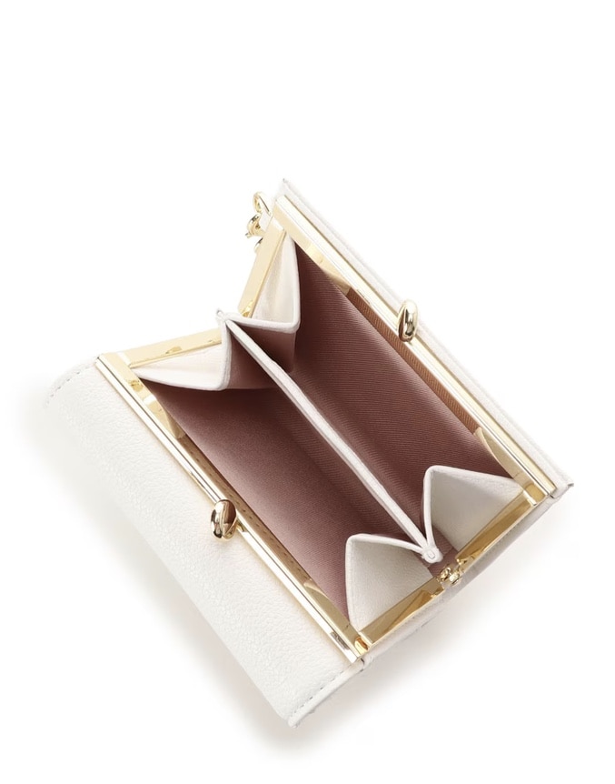 ハートベルト折財布【ホワイト】 ホワイト