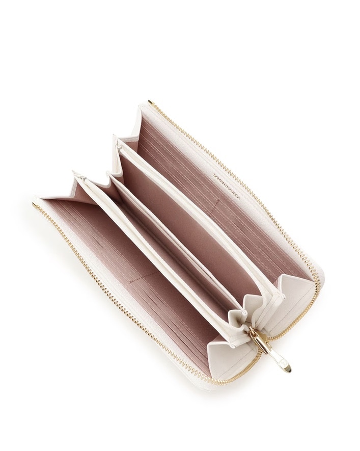 ハートベルト長財布【ホワイト】 ホワイト