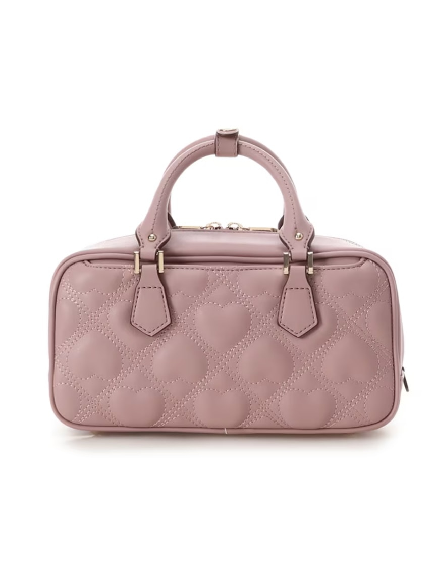 ハートキルトショルダーバッグ【ピンク】 ピンク