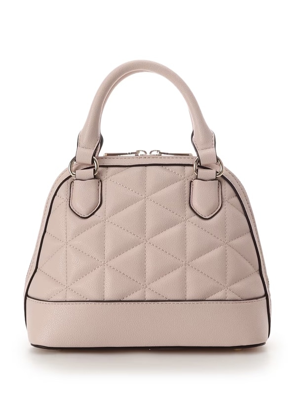 キルティングスタッズハンドバッグ（小）【ピンク】 ピンク