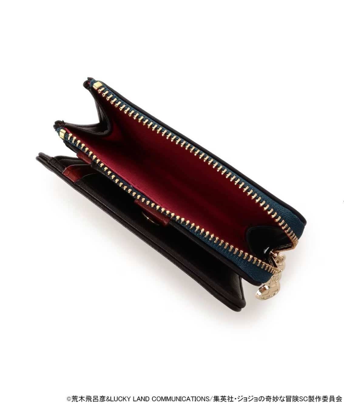 SAMANTHAVEGA×アニメ『ジョジョの奇妙な冒険 スターダストクルセイダース』　「モハメド・アヴドゥル」コレクション　折財布 ブラウン