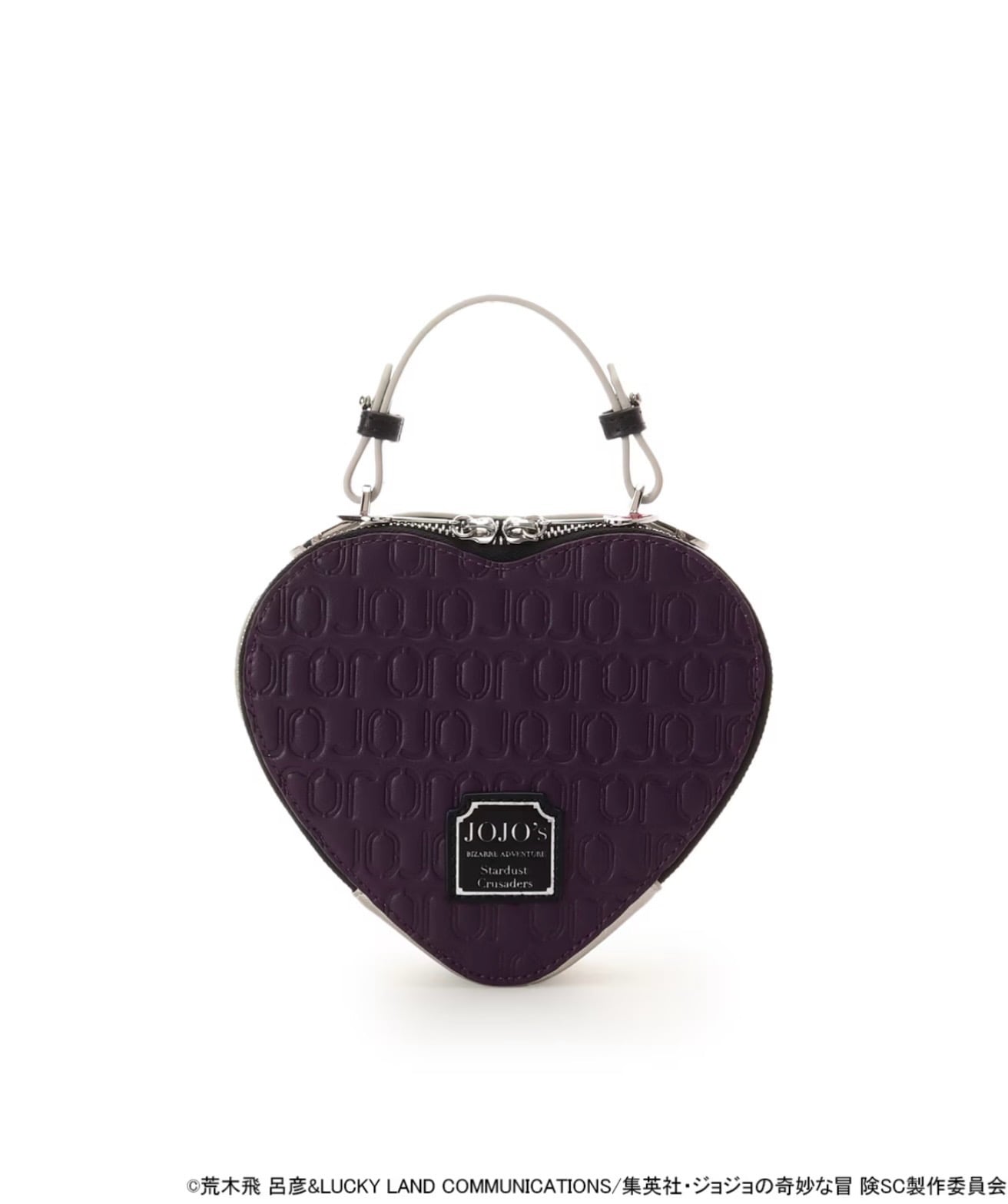 SAMANTHAVEGA×アニメ『ジョジョの奇妙な冒険 スターダストクルセイダース』　「ジャン・ピエール・ポルナレフ」コレクション　ハート型ショルダーバッグ シルバー