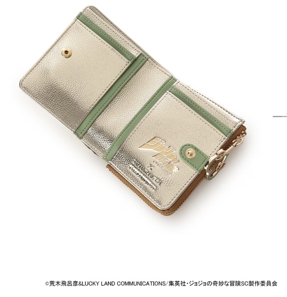 SAMANTHAVEGA×アニメ『ジョジョの奇妙な冒険 スターダストクルセイダース』　「DIO」コレクション 折財布 ゴールド