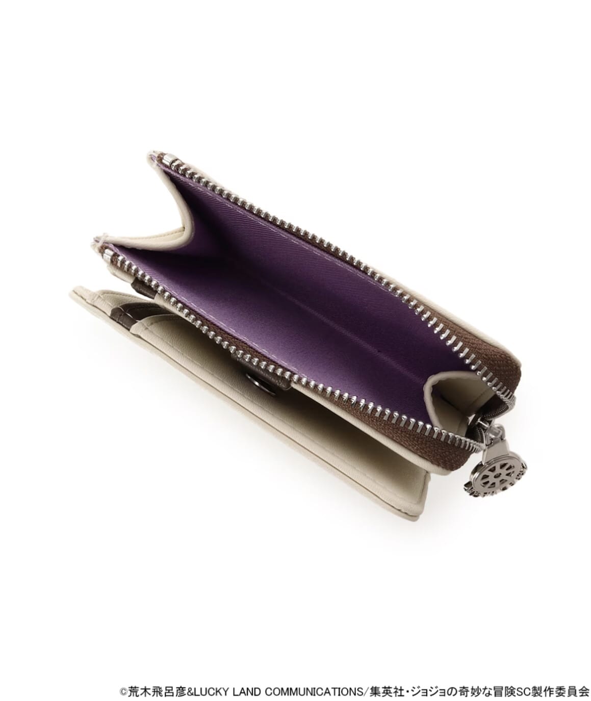 SAMANTHAVEGA×アニメ『ジョジョの奇妙な冒険 スターダストクルセイダース』　「ジョセフ・ジョースター」コレクション 折財布 オフホワイト