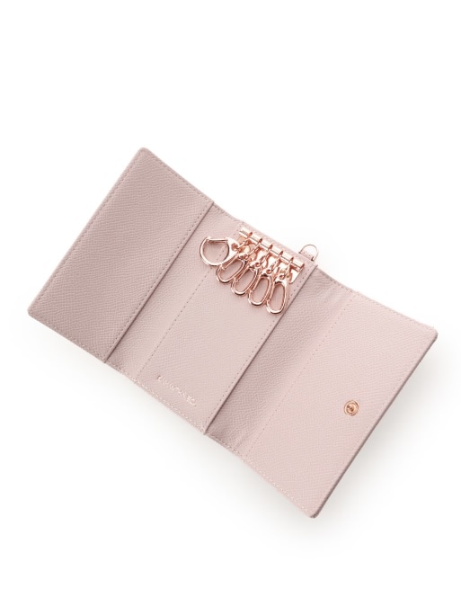 ジュエルリボンキーケース　【ピンク】 ピンク