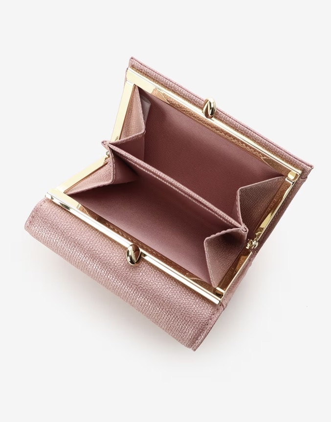 ■オンラインショップ＆一部店舗限定■ハートジュエリーフラッター折財布【ピンク】 ピンク